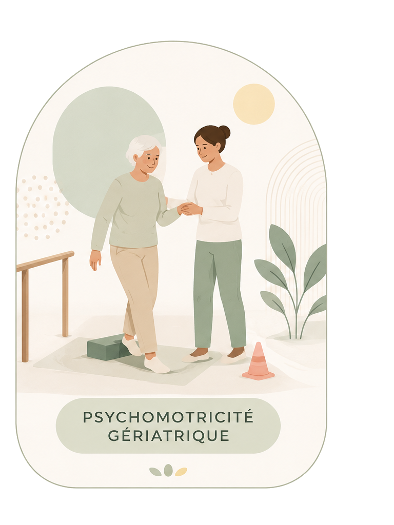 Illustration de psychomotricité gériatrique