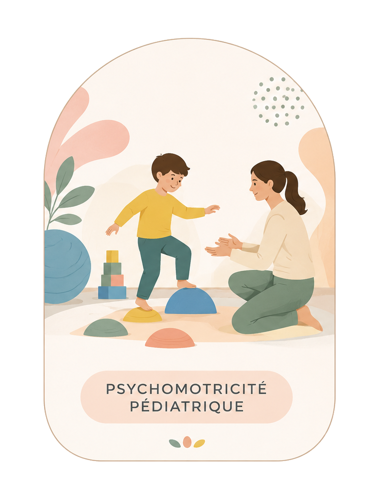 Illustration de psychomotricité pédiatrique